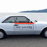 Mercedes W126 Coupe C126 500SEC Door window seal weatherstrip right side